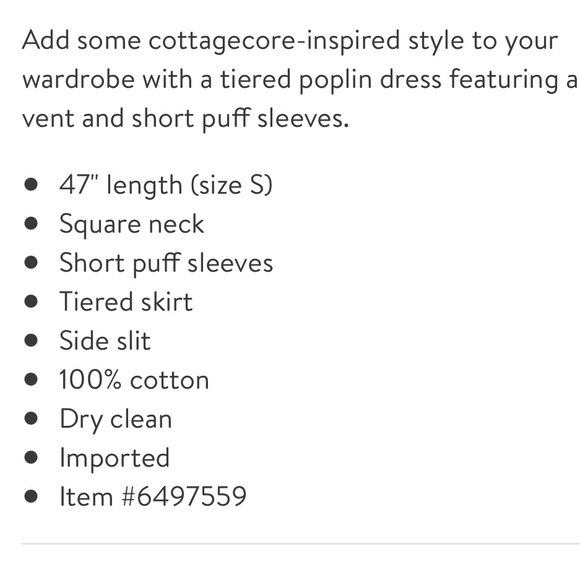 ASTR Poplin Puff Sleeve Dress - Picture 4 of 4